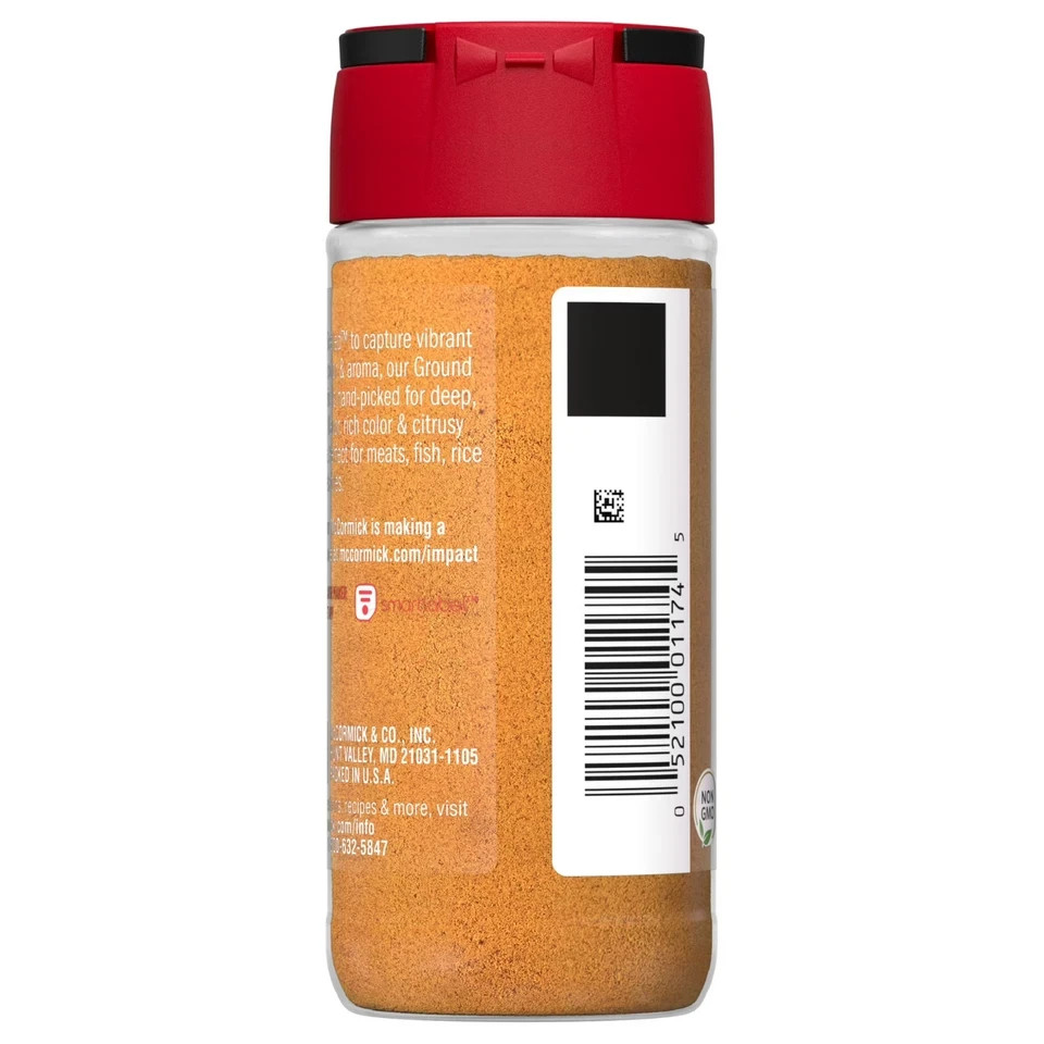 McCormick Kosher Ground Turmeric, 1.87 oz Bottle