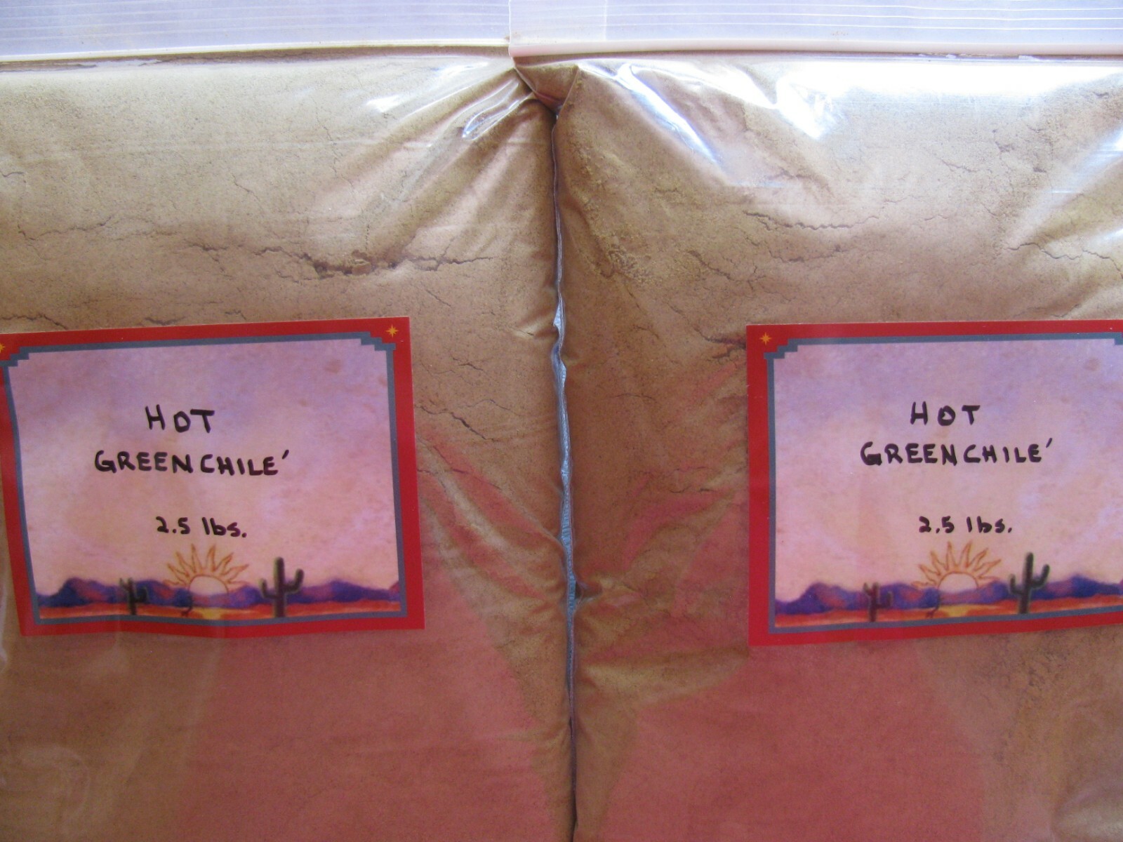 HATCH NEW MEXICO HOT GREEN CHILE POWDER 5 LB. FRESH! USA SELLER FREE SHIP
