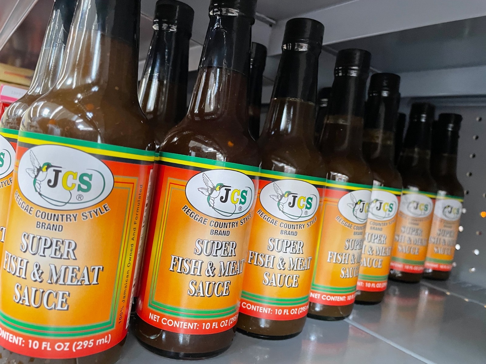 6 Pack JCS Jamaican Super Fish and Meat Sauce 10 oz Bottles – Reggae Style Carib