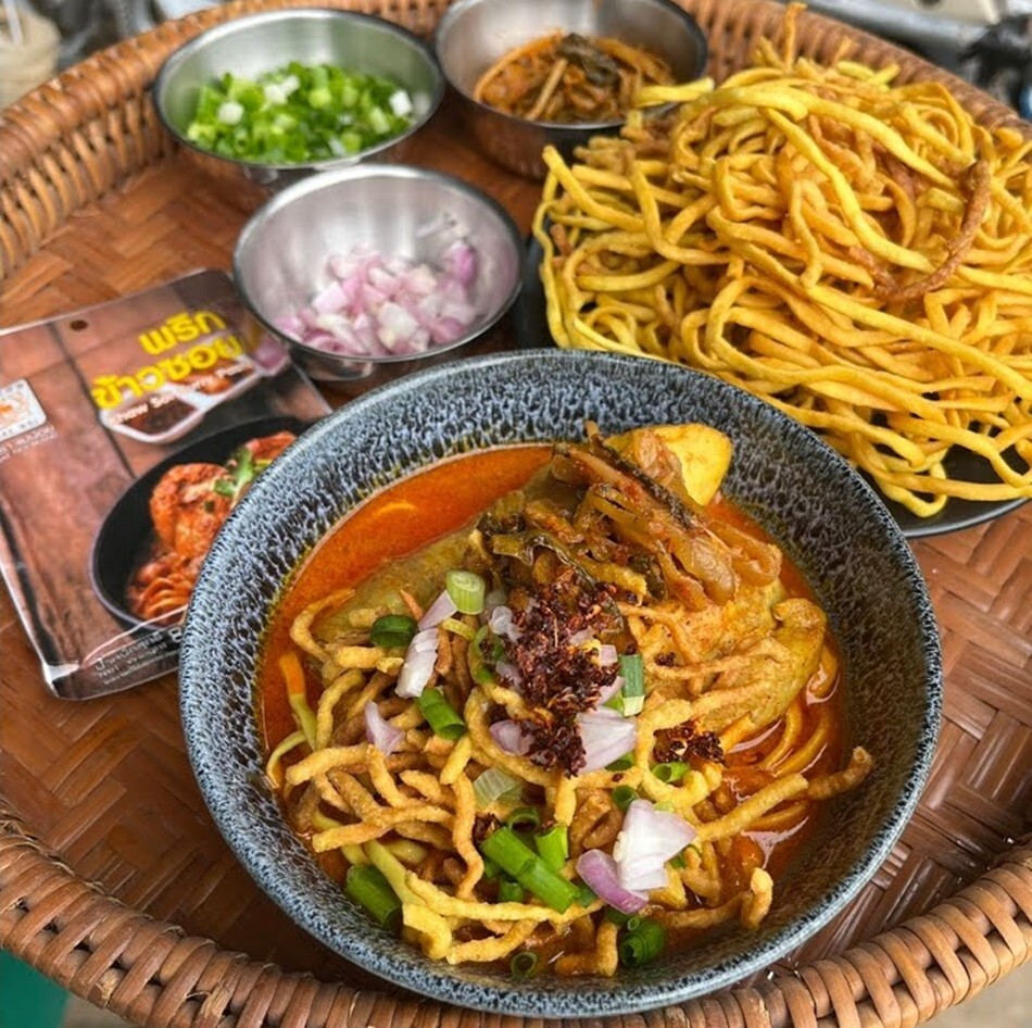 1x Khaw Soi Curry Paste Mae-Noi Traditional Thai Style Taste No Preservatives.