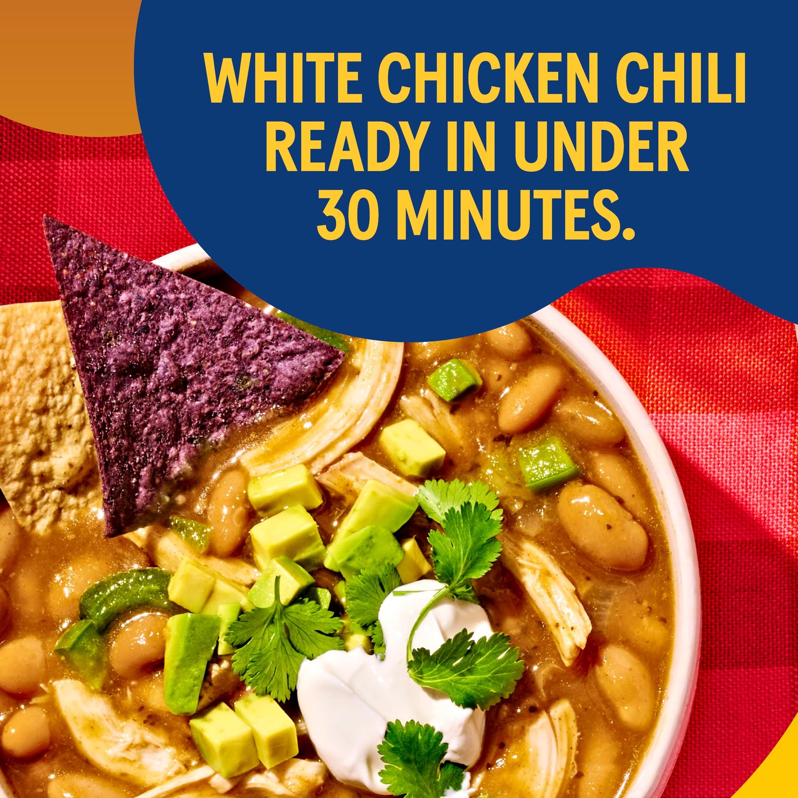 BUSH’S BEST 15.8 oz SlowSimmered White Chili Magic Starter, Gluten Free, 12pack