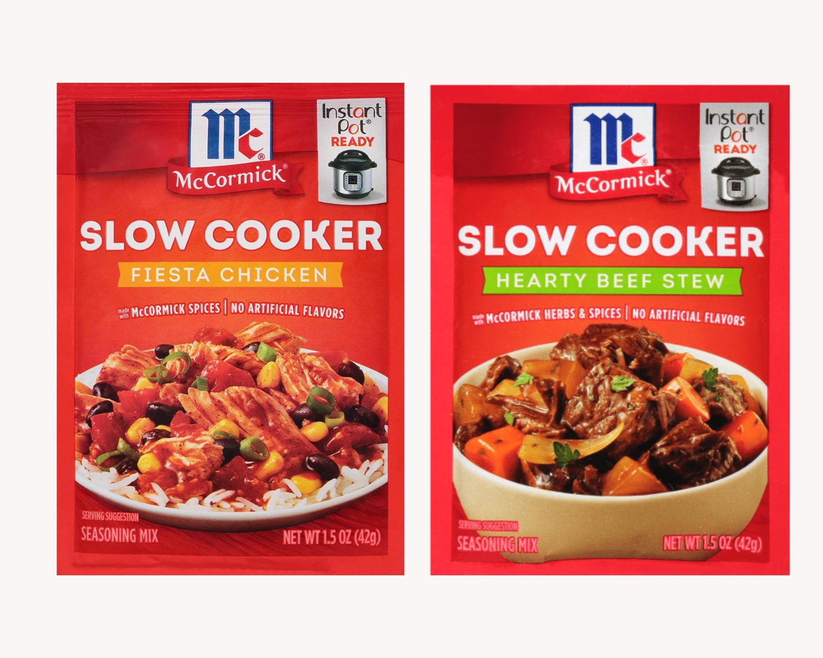 McCormick Slow Cooker Instant Pot Seasoning Mix Assorted Flavors – 1.5 Ounces