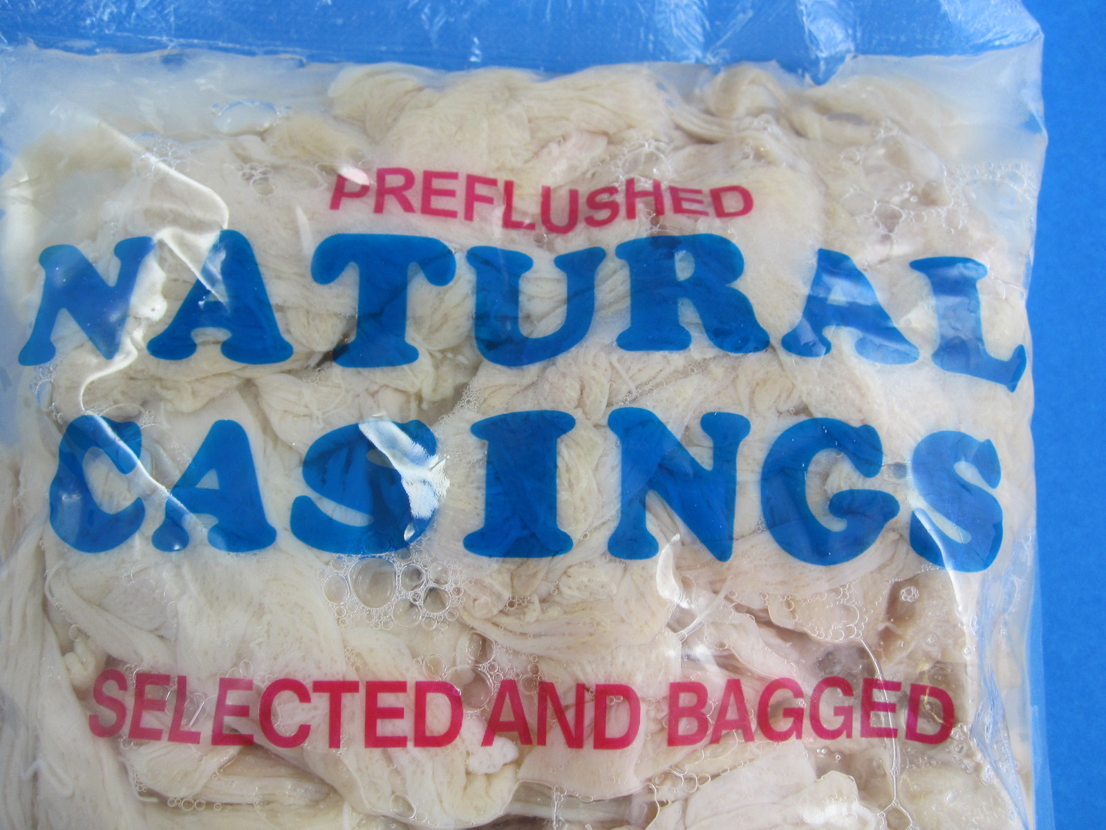 Real hog pork sausage casings for 100+ Lbs of fresh Links Kielbasa Bratwurst et