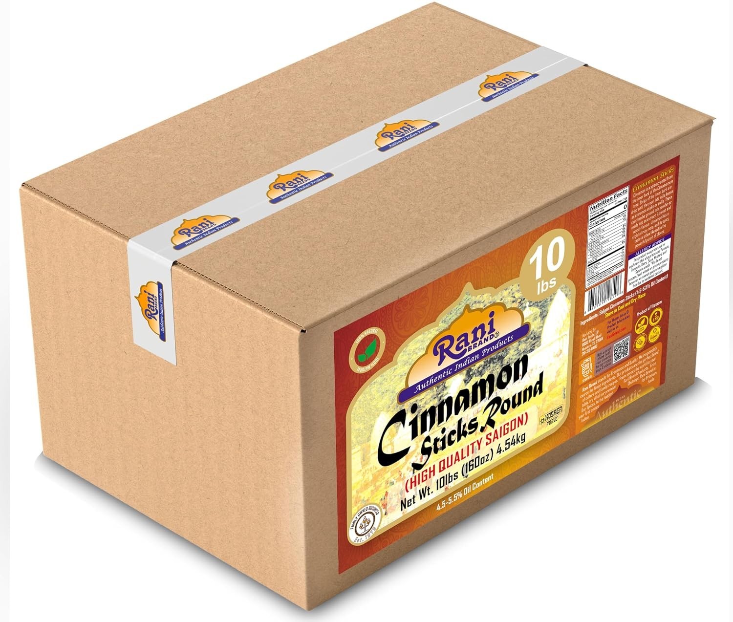 Rani Cassia Cinnamon Sticks 160oz – Perfect for Baking