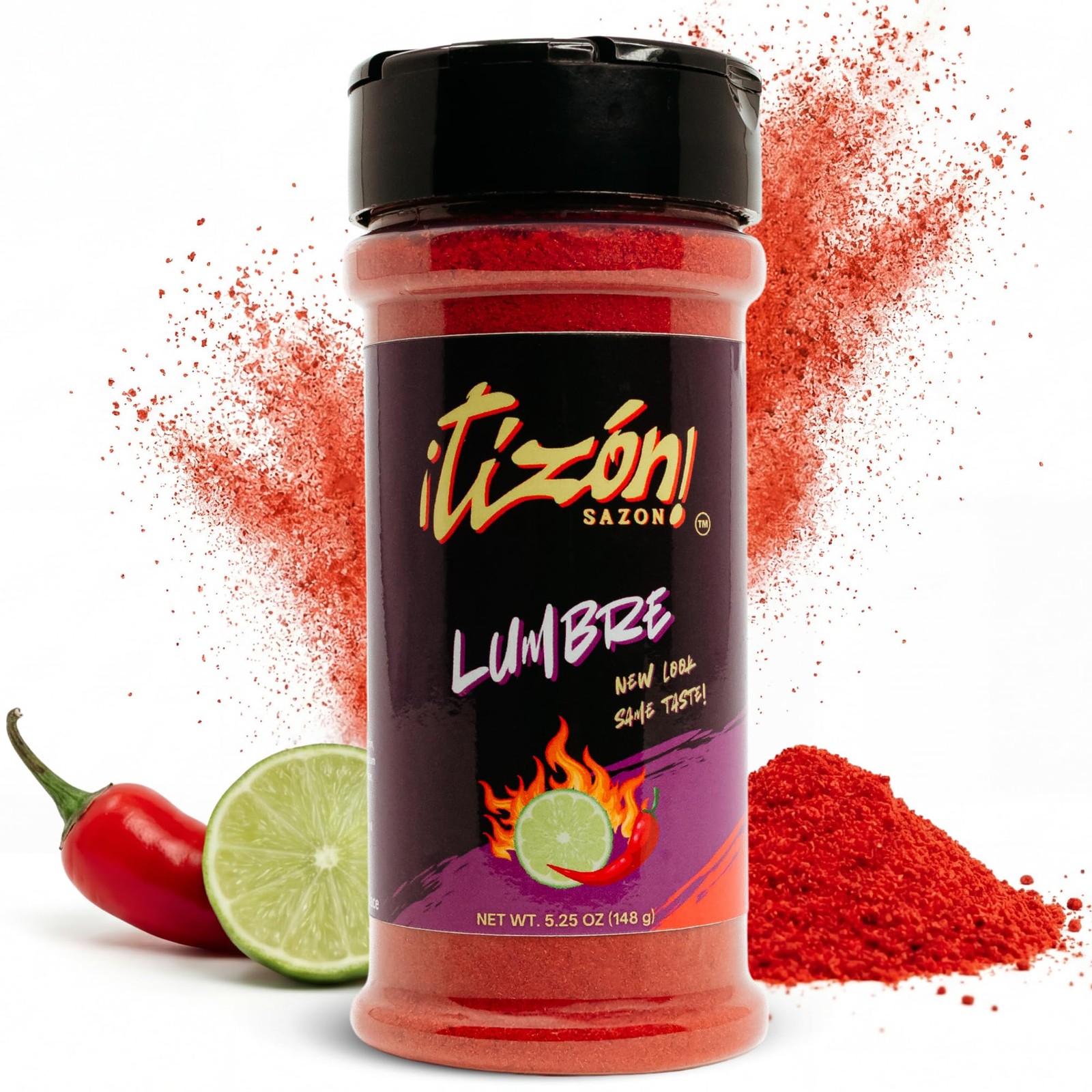 Tizon Lumbre Mexican Seasoning Powder, Fuego Flavor, Snack 5.25 Ounce
