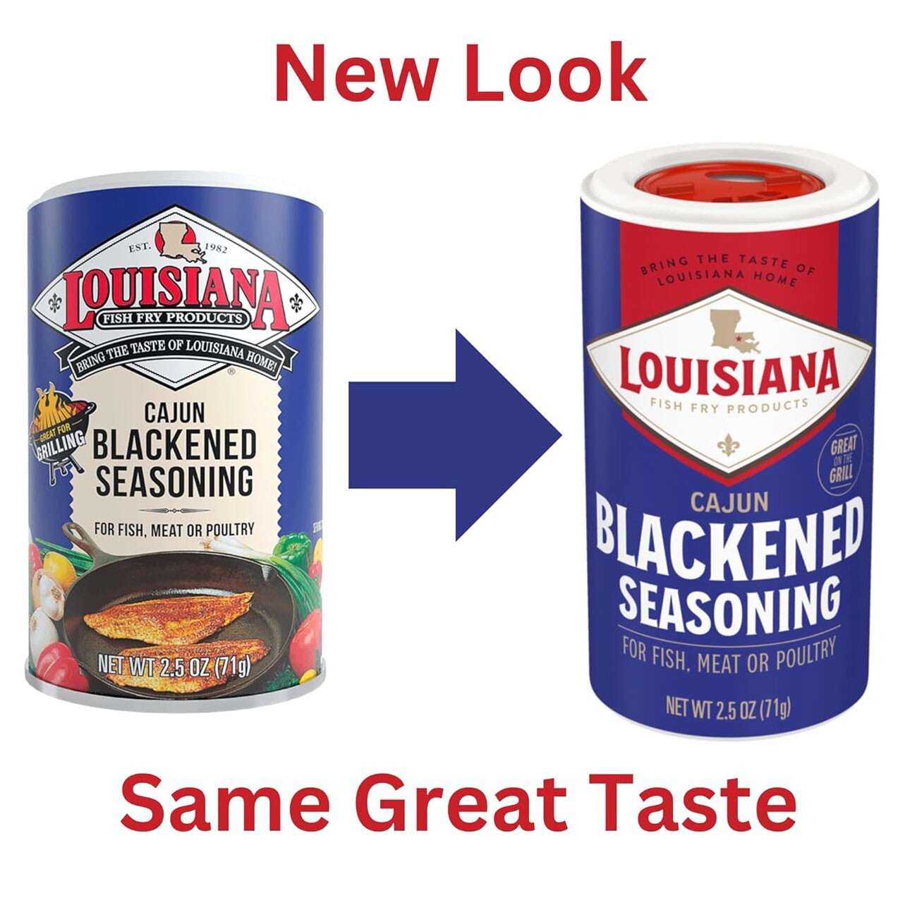 Louisiana Fish Fry Cajun Blackened Seasoning