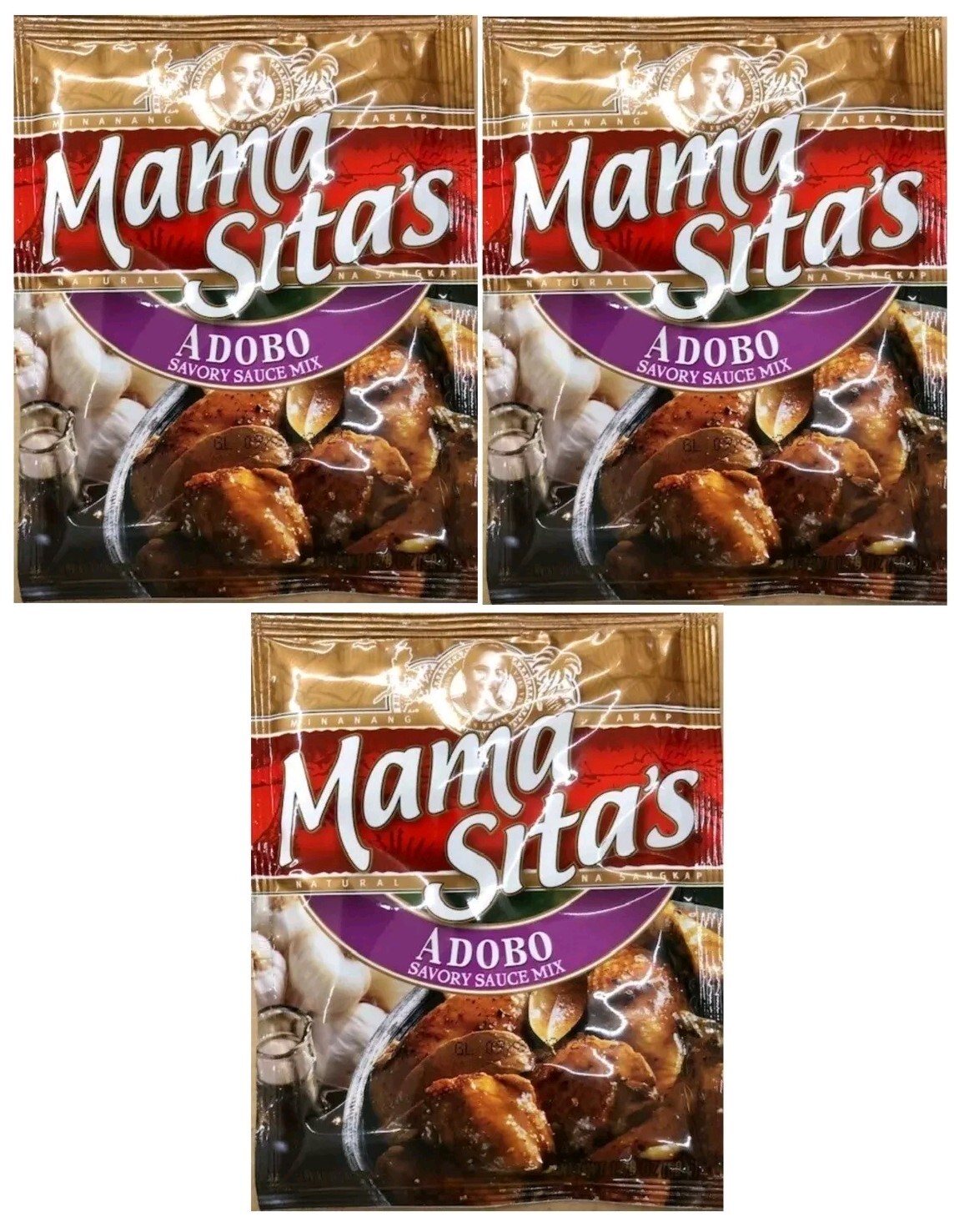 3 pk – Mama Sita’s ADOBO Savory Sauce Mix (adobo)菲式肉汁分