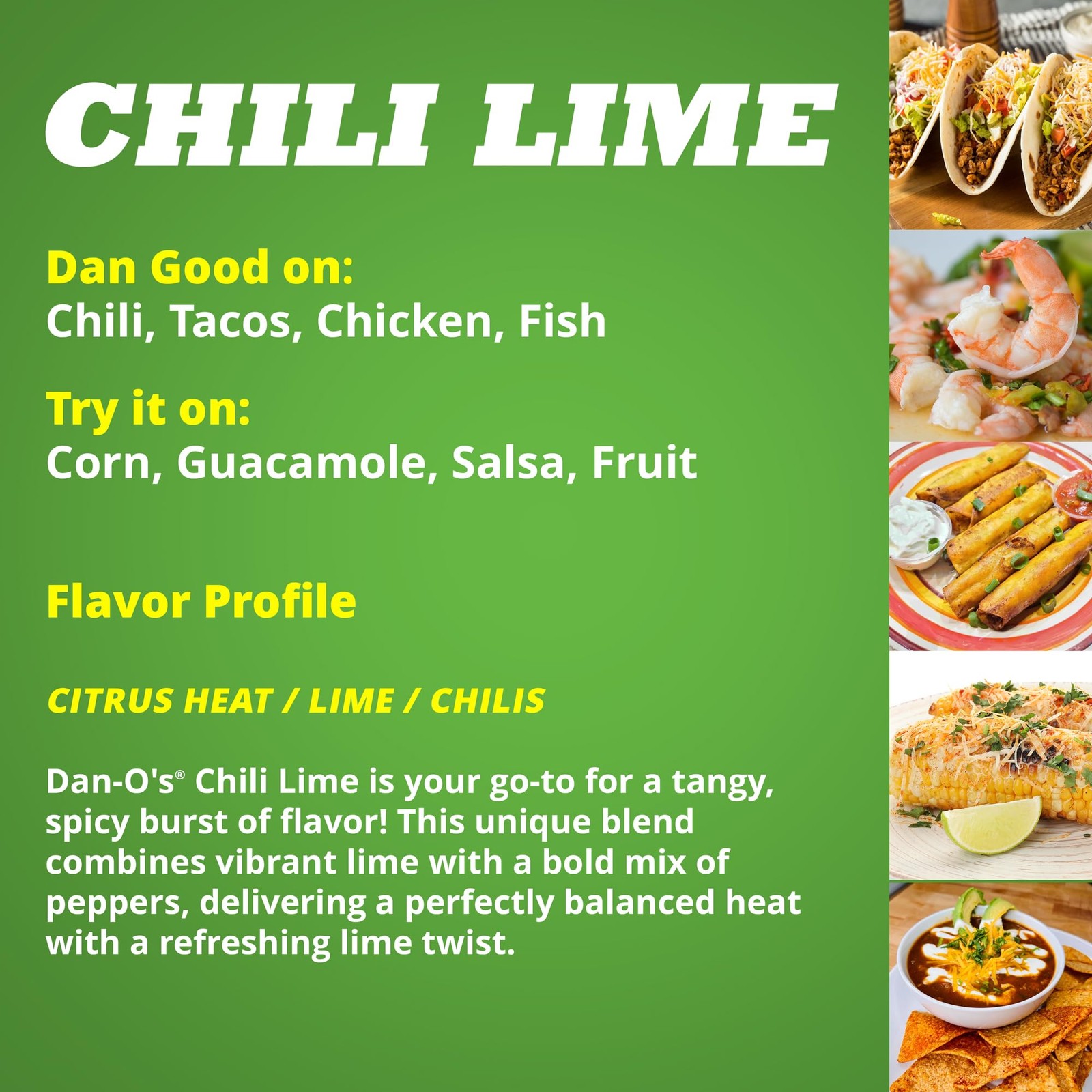 Chili Lime Seasoning – 3.3 oz, 2-Pack | For Tacos, Grilling, Snacks