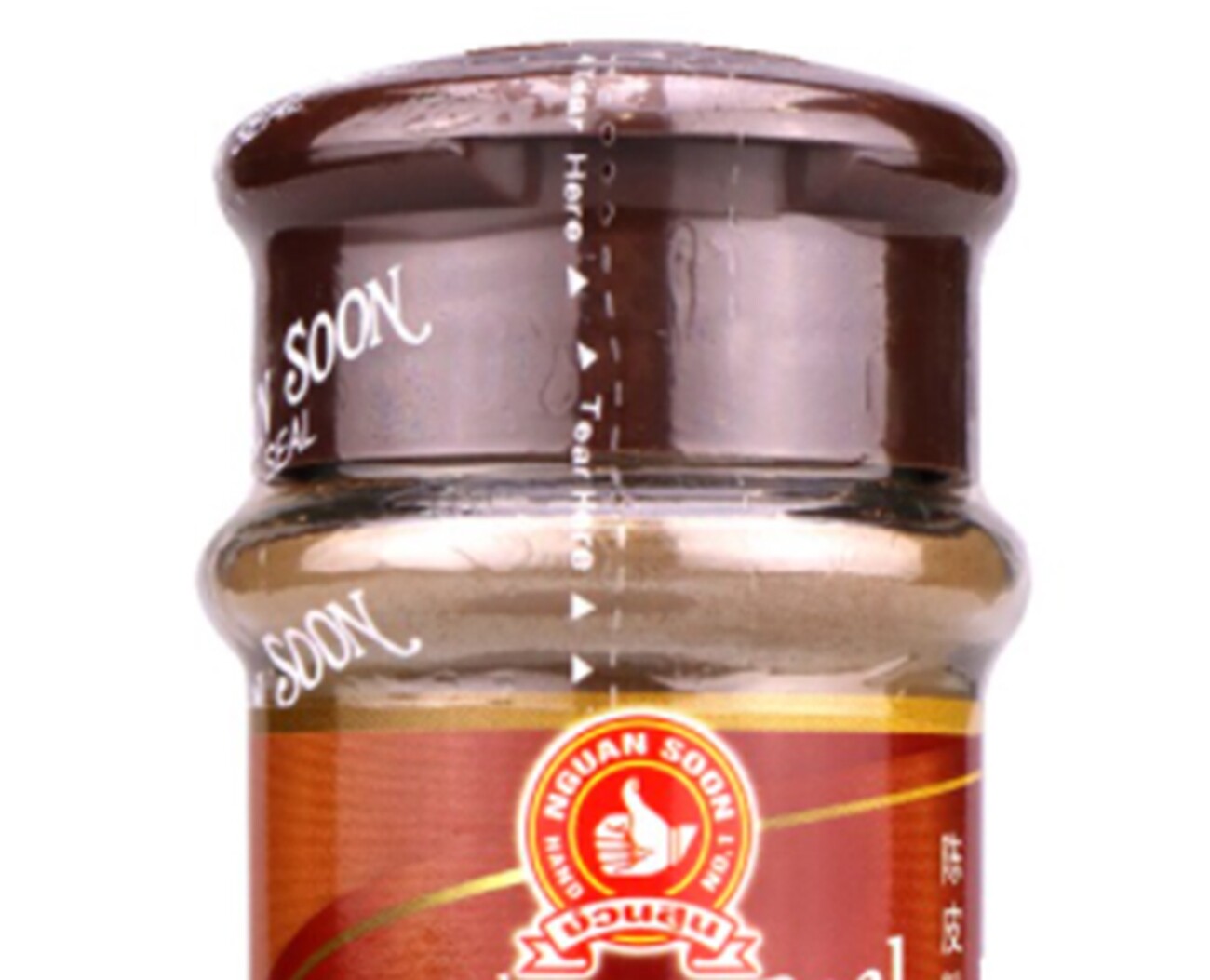 Nguan Soon No.1 Hand Brand Ground Orange Peel Dessert Seasoning Herbs Bottle 45g