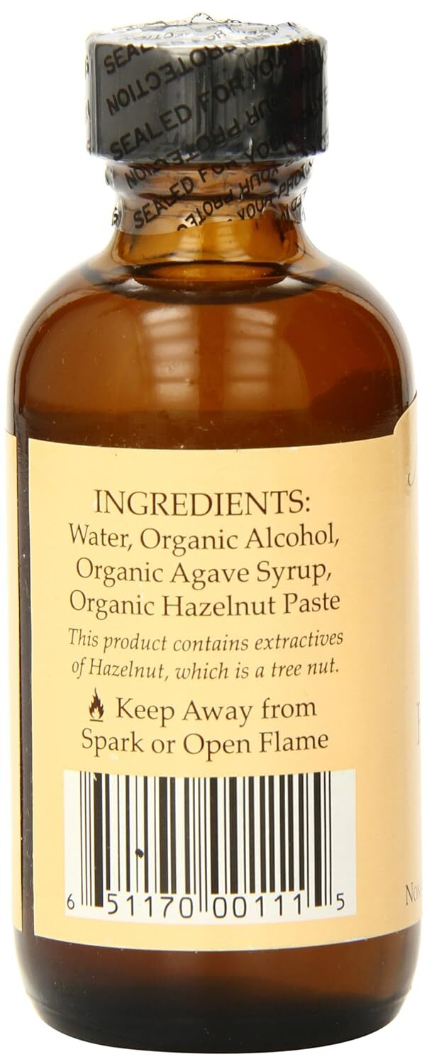 Flavorganics Organic Hazelnut Extract 1 Each 2 Oz
