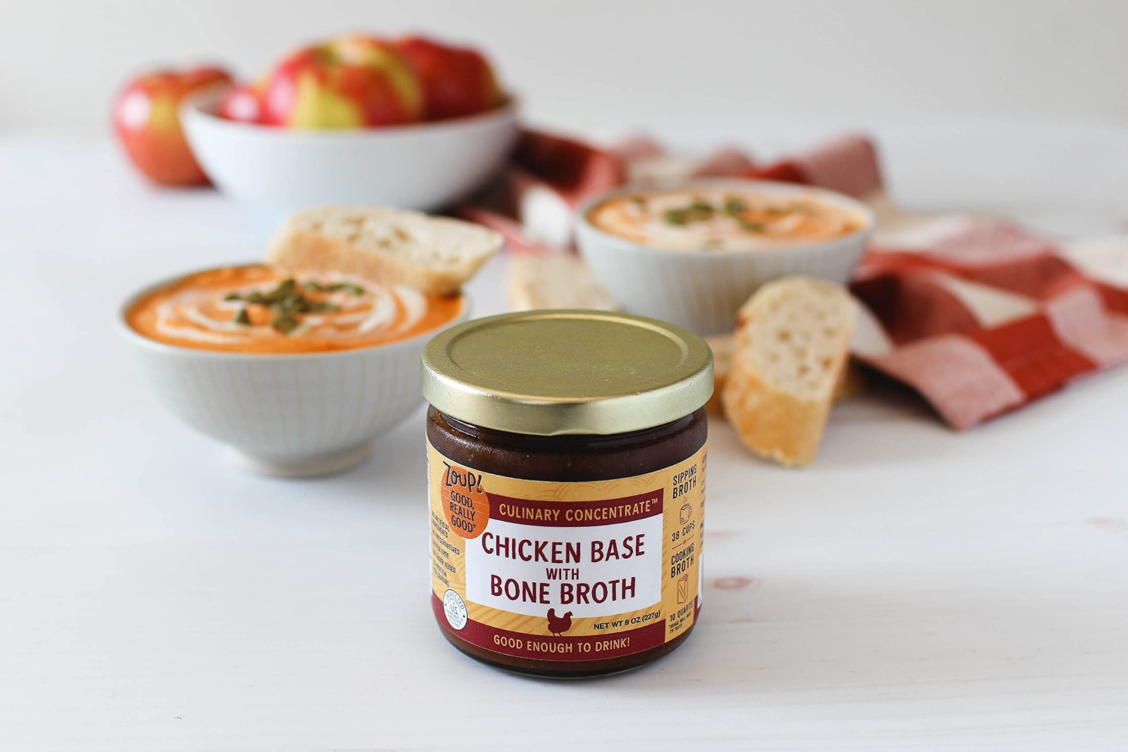 Zoup! Good, Really Good Chicken Broth Culinary Concentrate – Keto-Friendly, G…