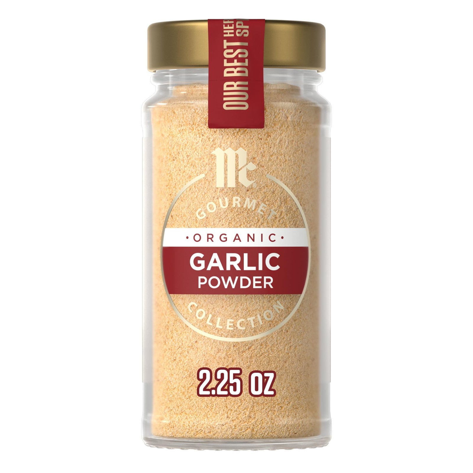 McCormick Gourmet Organic Garlic Powder, 2.25 Oz Ounce (Pack of 1)