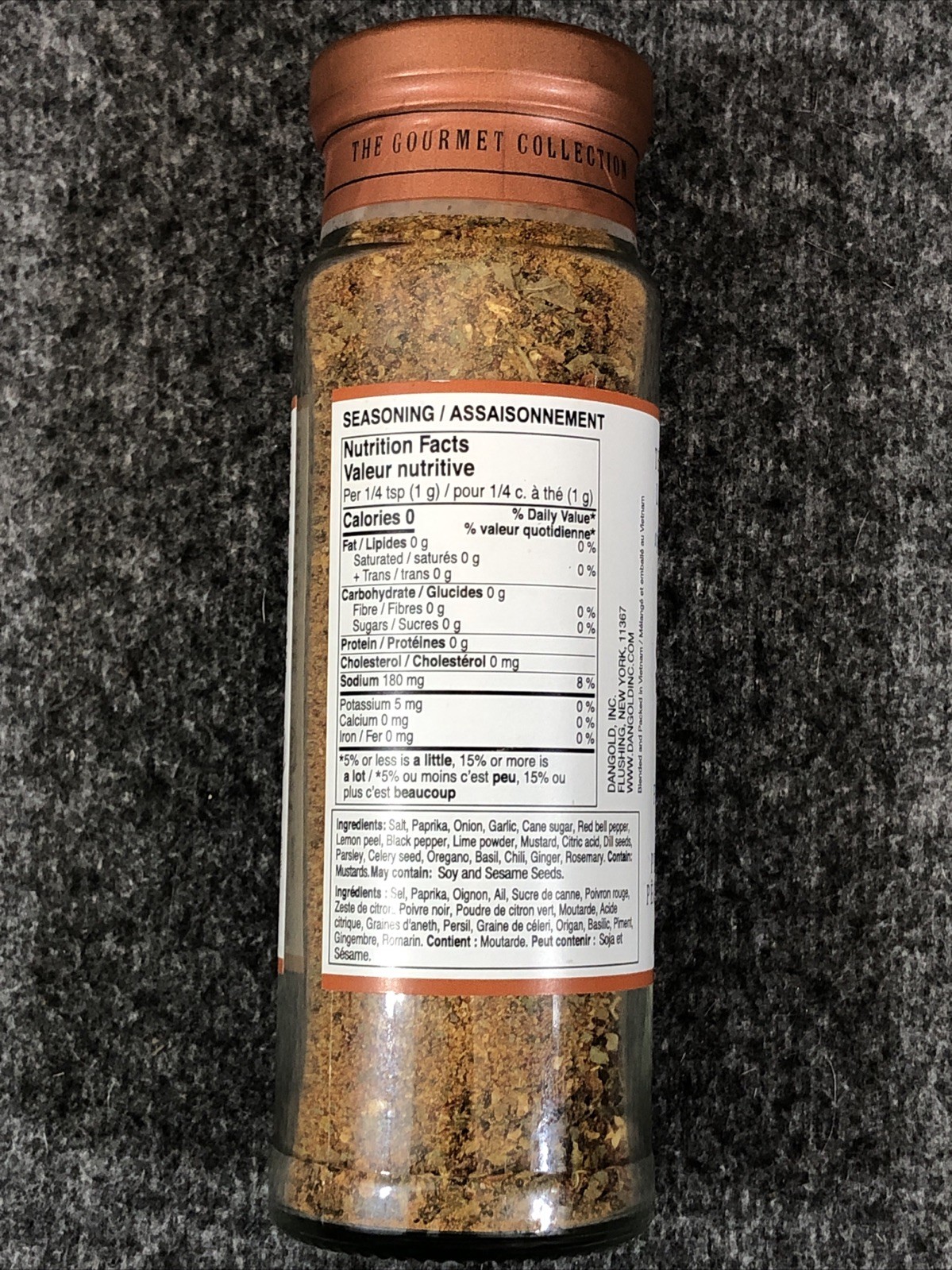 The Gourmet Collection Spice Blends FISHERMANS SEAFOOD SPECTACULAR ” 1 Jar ” NEW