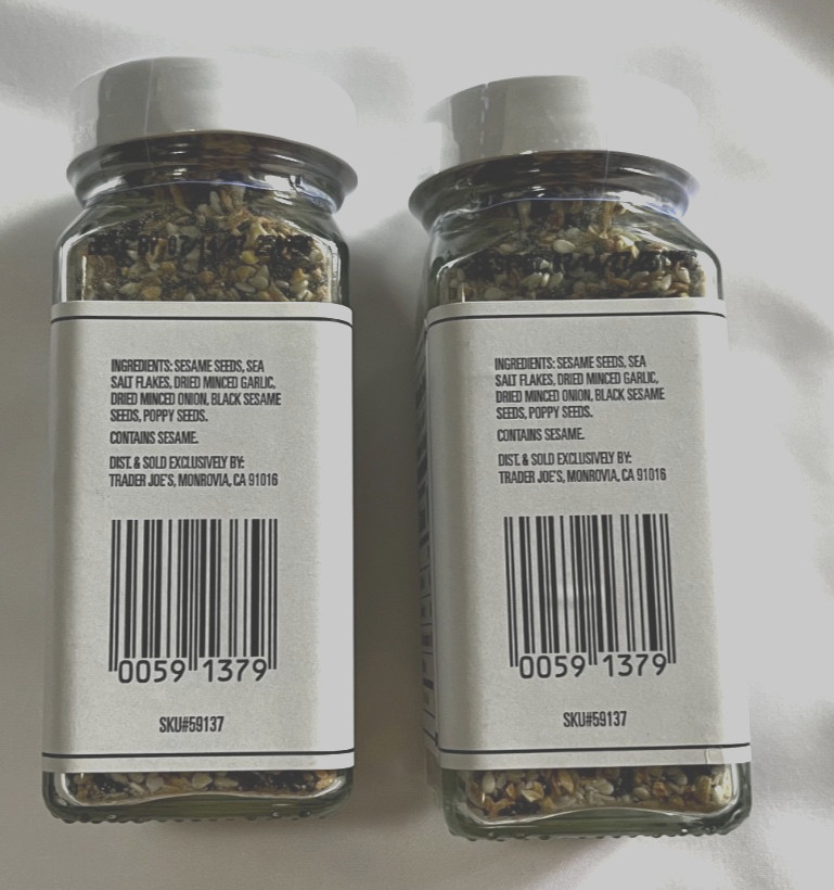 Trader Joe’s Everything But The Bagel Sesame Seasoning Blend Pack of 2