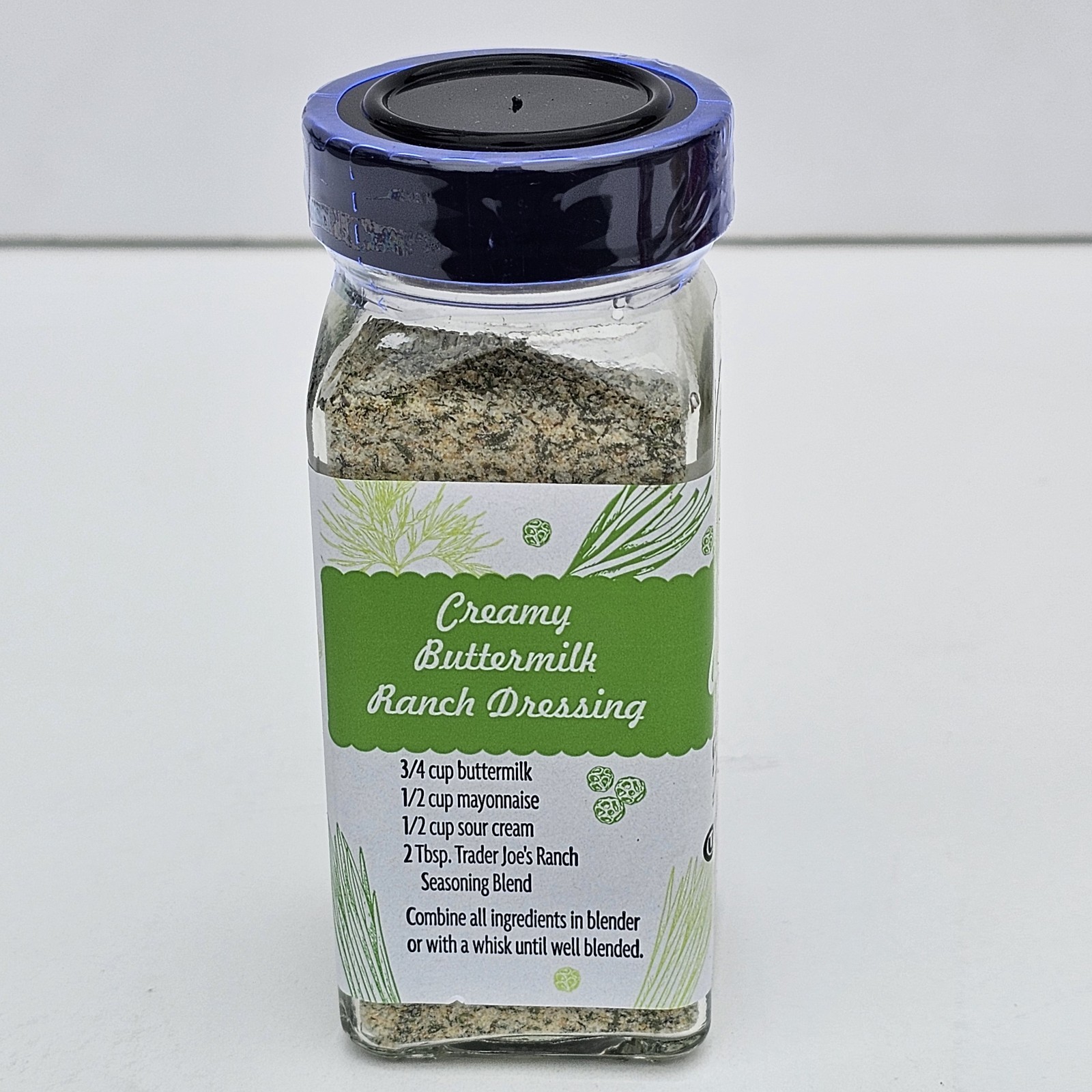 Trader Joe’s Ranch Seasoning Blend 2 Oz Sprinkle on Popcorn Or Veggies