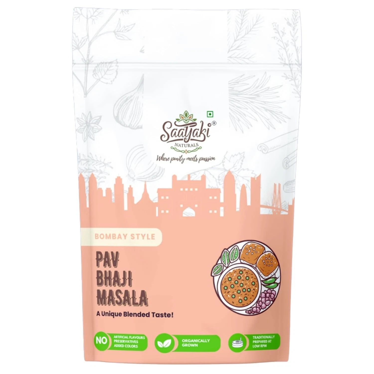 Saatyaki Naturals Pav Bhaji Masala -50gm|