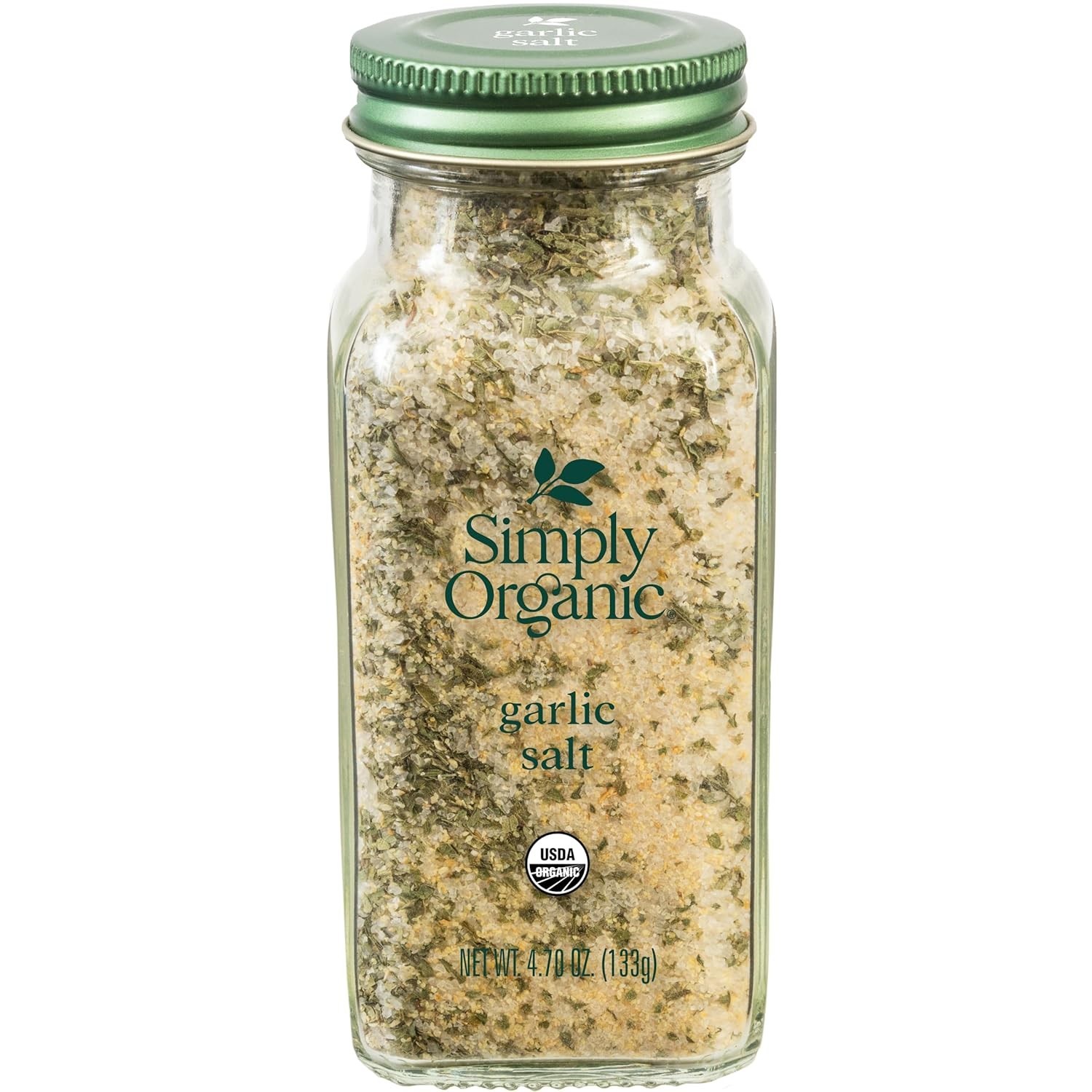 Organic Garlic Salt Blend, 4.7 oz | Elevate Your Savory Dishes Elegantly