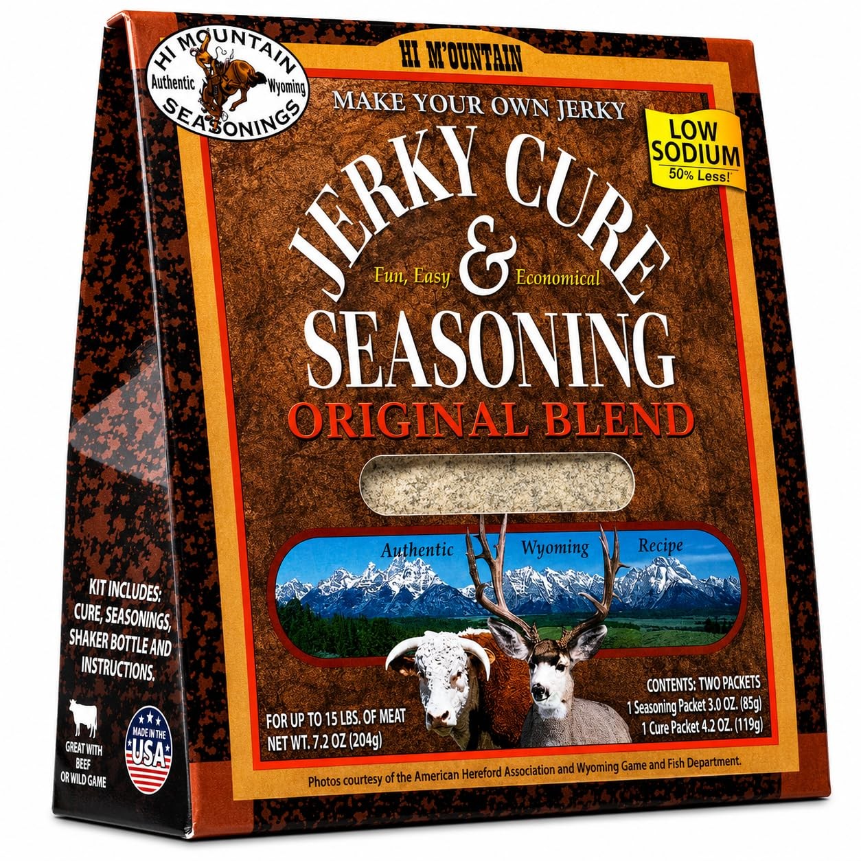 Jerky Seasoning and Kit | LOW SODIUM ORIGINAL BLEND Beef Jerky Seasoning | Pe…