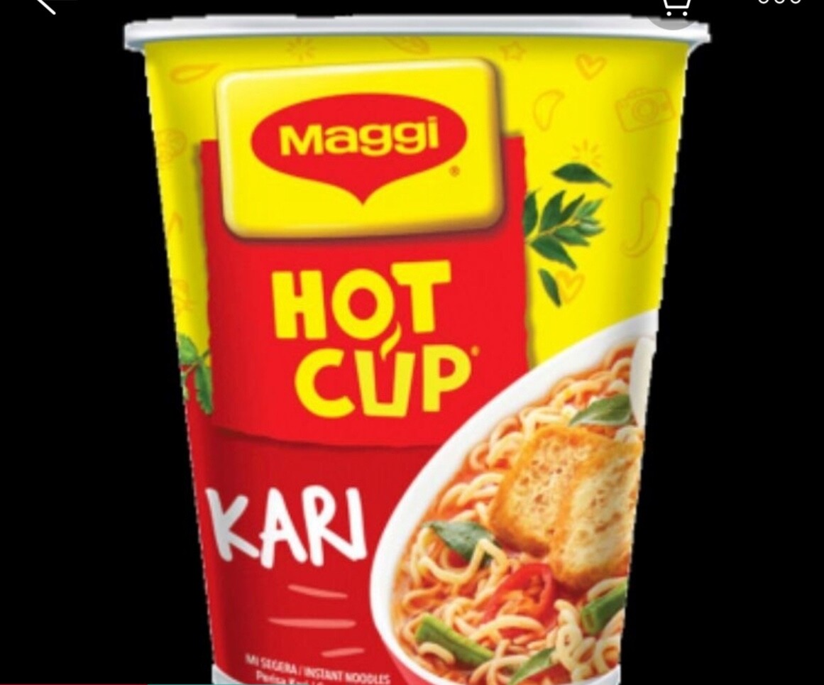 6x 58g Maggi HotCup Kari Malaysia Favorite