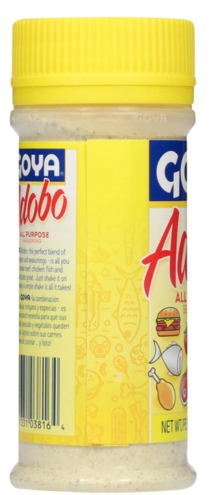 Goya Adobo All Purpose Seasoning Pepper, Cumin And Lemon & Pepper 8.oz 3 Pack
