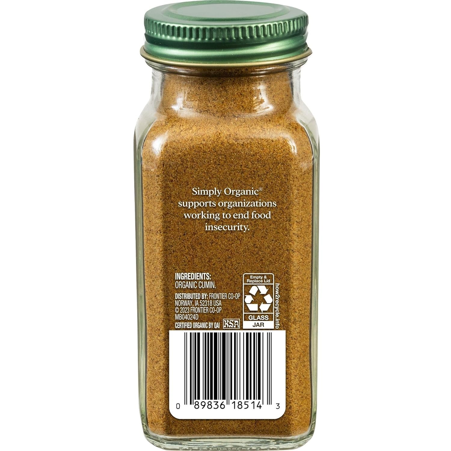 Versatile Organic Ground Cumin, 2.31 oz – Perfect for Tacos, Curries, and More