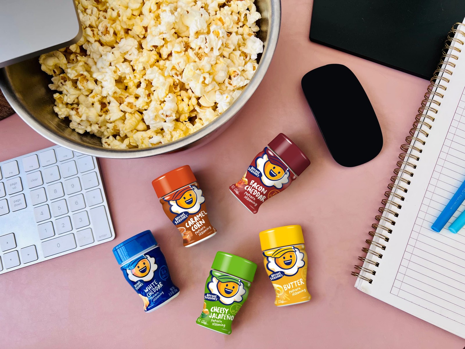Kernel Season’s Mini Savory Popcorn Seasoning Variety Pack, 0.9 Ounce (Pack of