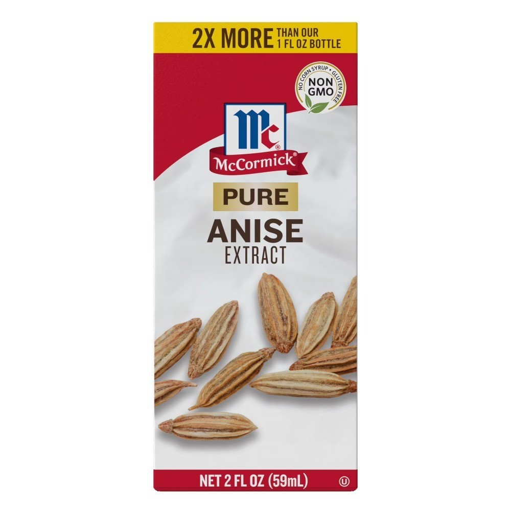 Pure Natural Anise Extract for Baking & Cooking, Gluten Free & Non-GMO, 2 fl oz