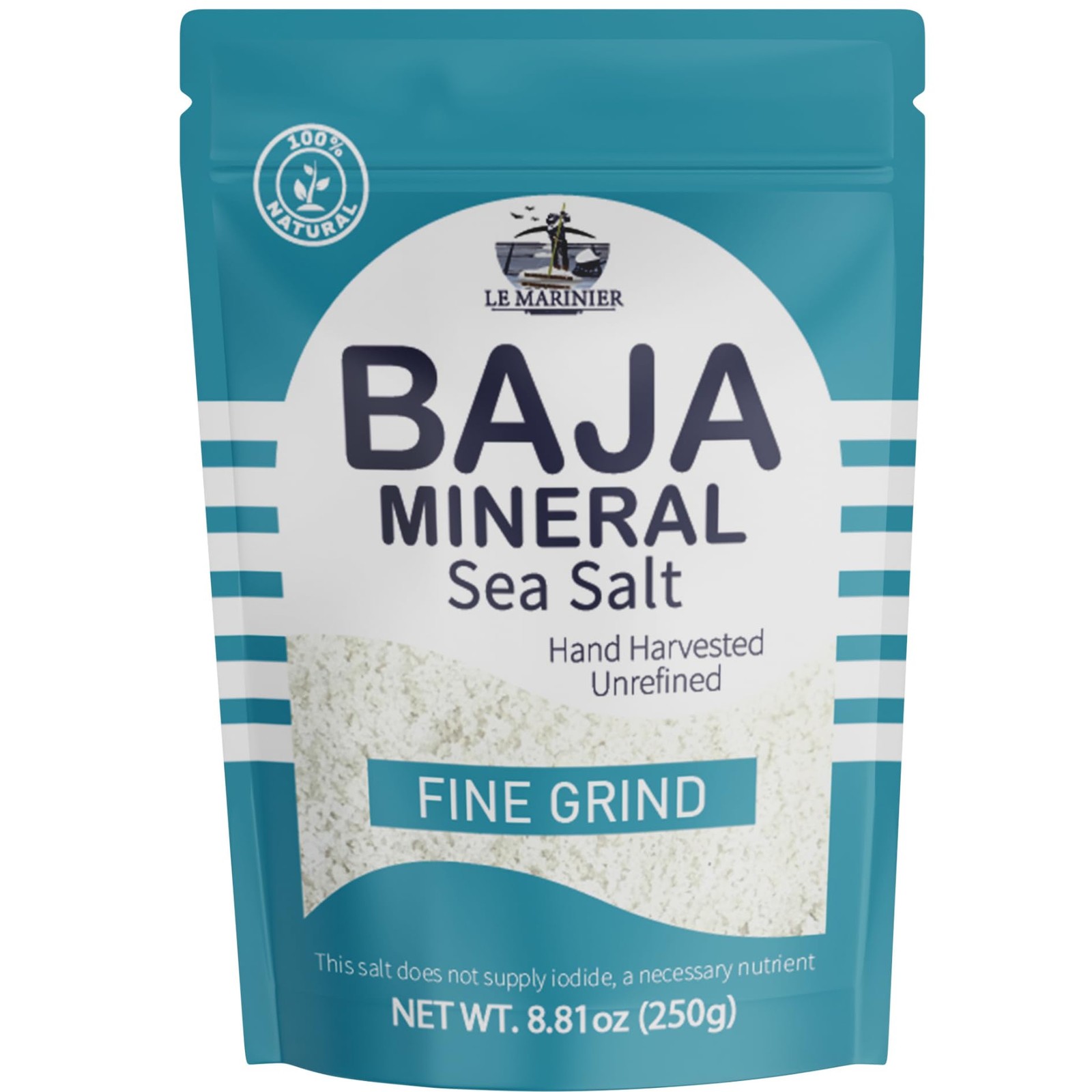 Baja Mineral Sea Salt Fine Grind, 0.6lb – 8.81oz | 100% Natural and Unrefined…