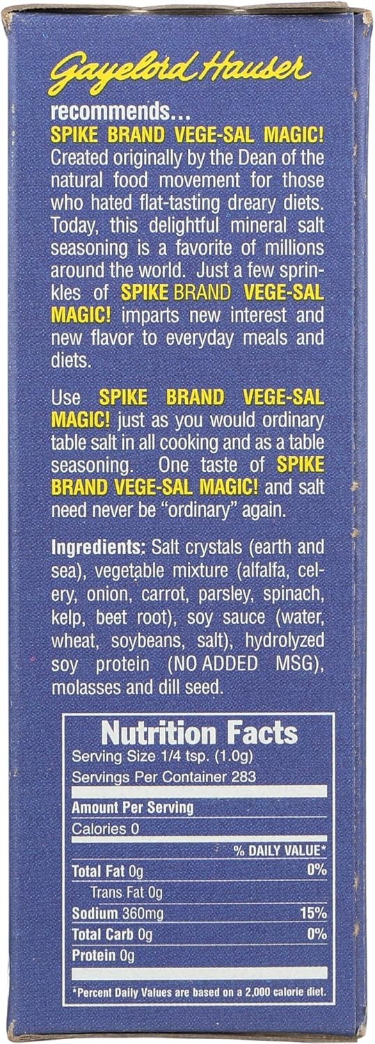 Vege-Sal Spike Natural Seasoning Original VEGESAL 10 oz (283gr)