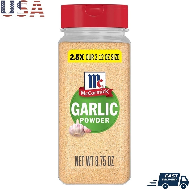 Garlic Powder Non-GMO Vegan Kosher Seasoning Essential Cooking Ingredient 8.75oz