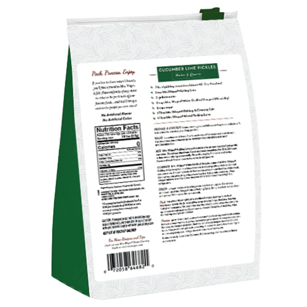 Pickling Lime 1 lb – Make Crispy, Flavorful Homemade Pickles (Pack of 6)