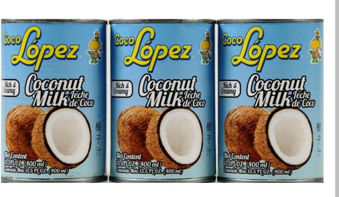 12 Cans-13.5 fl. oz Lopez Coconut Milk Rich & Creamy