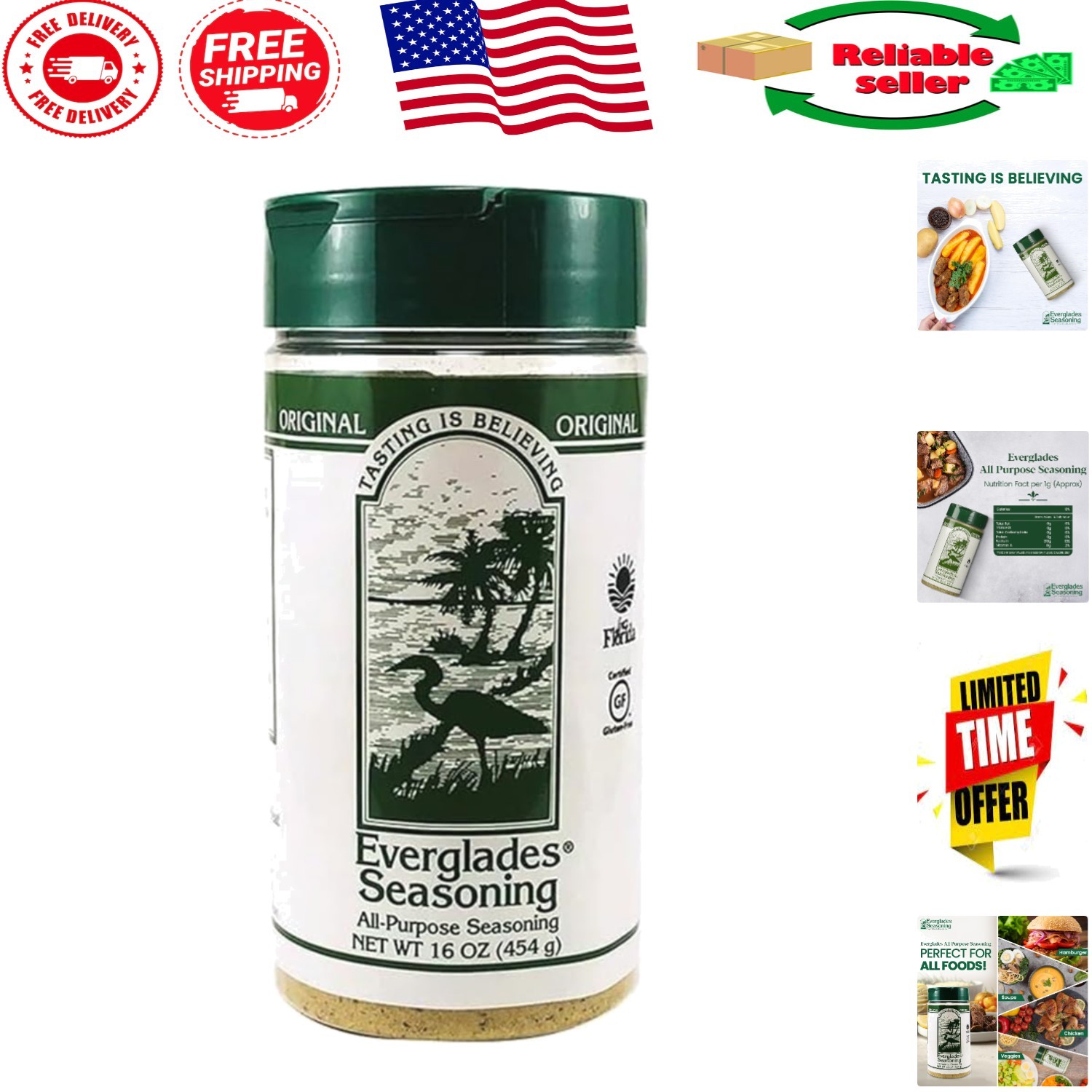 16oz All-Purpose Seasoning – Signature Southern Spice Blend for All Dishes