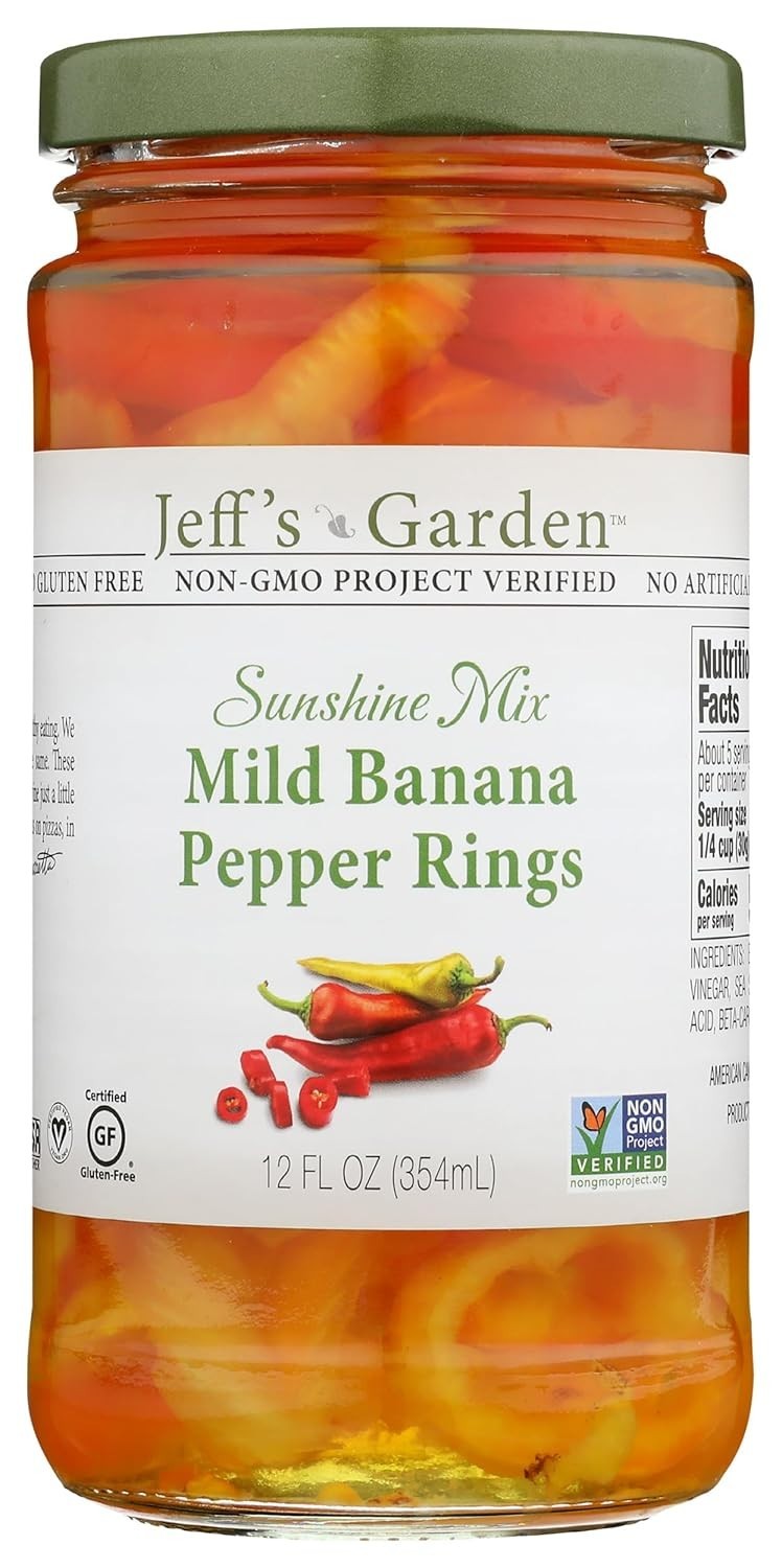 BANANA PEPPER, MILD, SLICED , Pack of 6