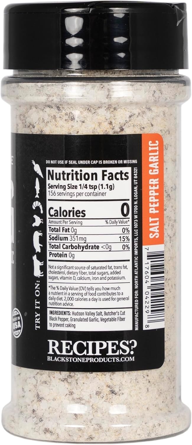 Blackstone 4229 Salt Pepper Garlic (SPG) Seasoning