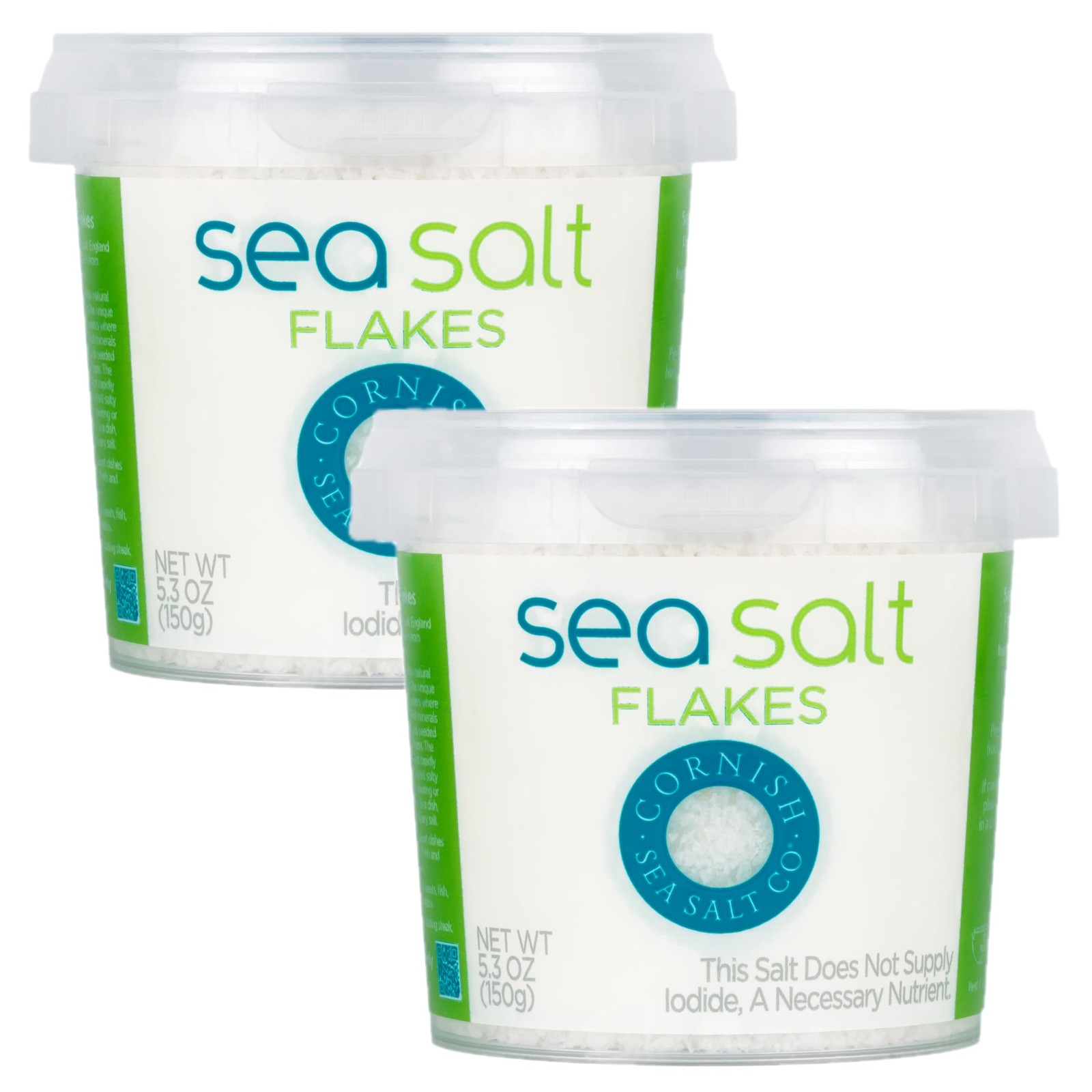 Culinary Sea Salt Flakes 5.3Oz Pack Of 2 Finishing Salt Perfect For Cooking A…