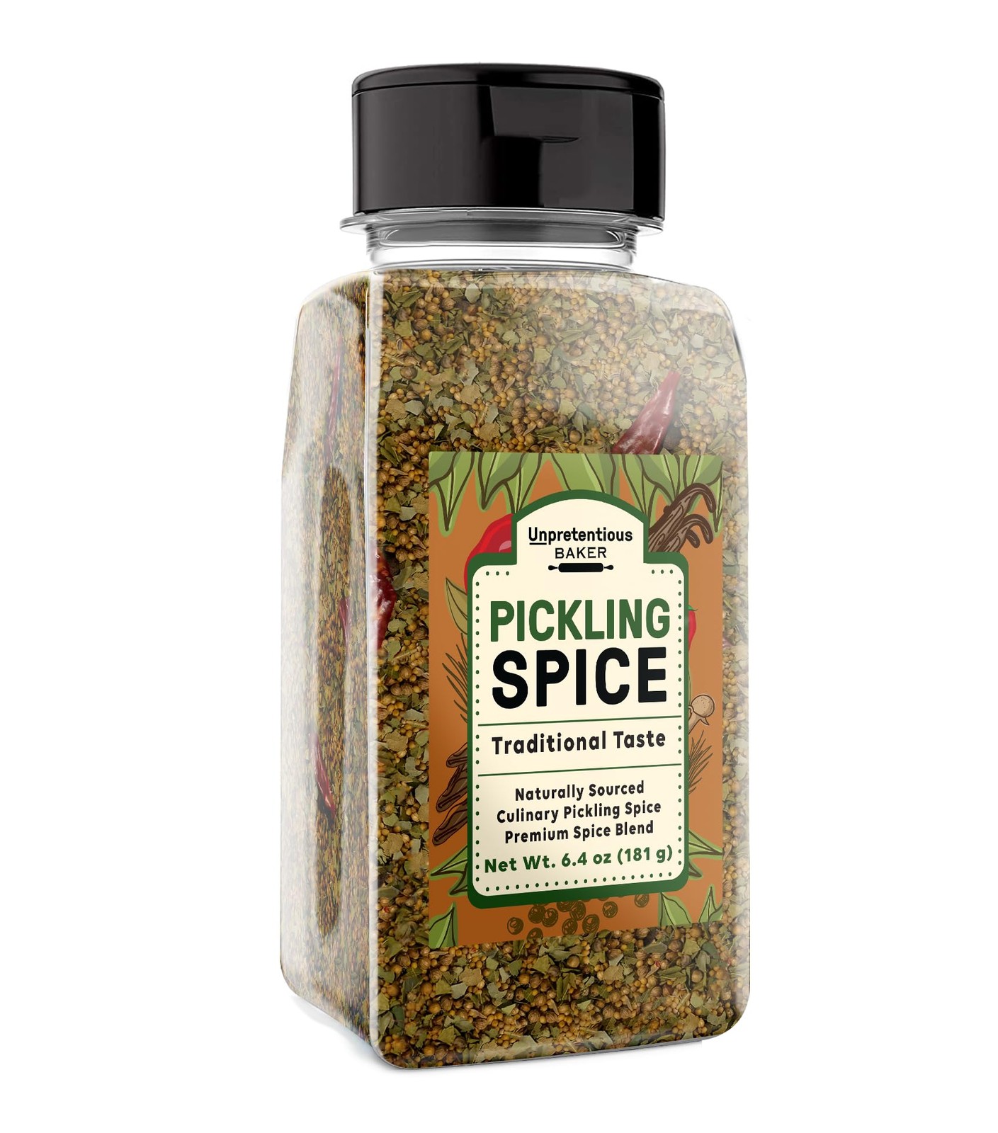 Unpretentious Pickling Spice 2 Cups Culinary Premium Spice Blend, NonGMO