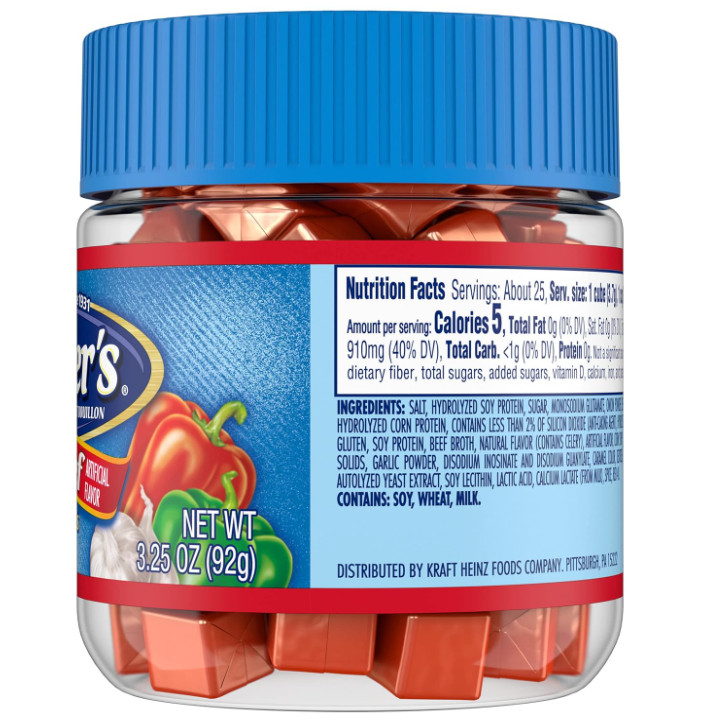 Wyler’s Beef Instant Bouillon Cubes (3.25 oz Jar)