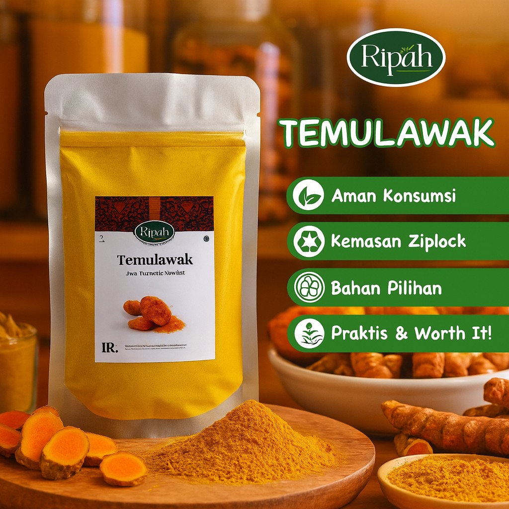 3x Java Turmeric Powder 80g packs (240g total) aroma ritual spice