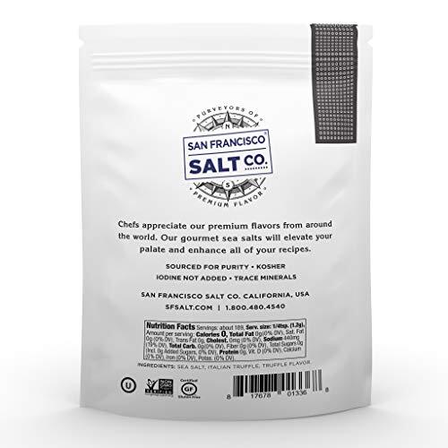 5oz Italian Black Truffle Salt Resealable Pouch, US