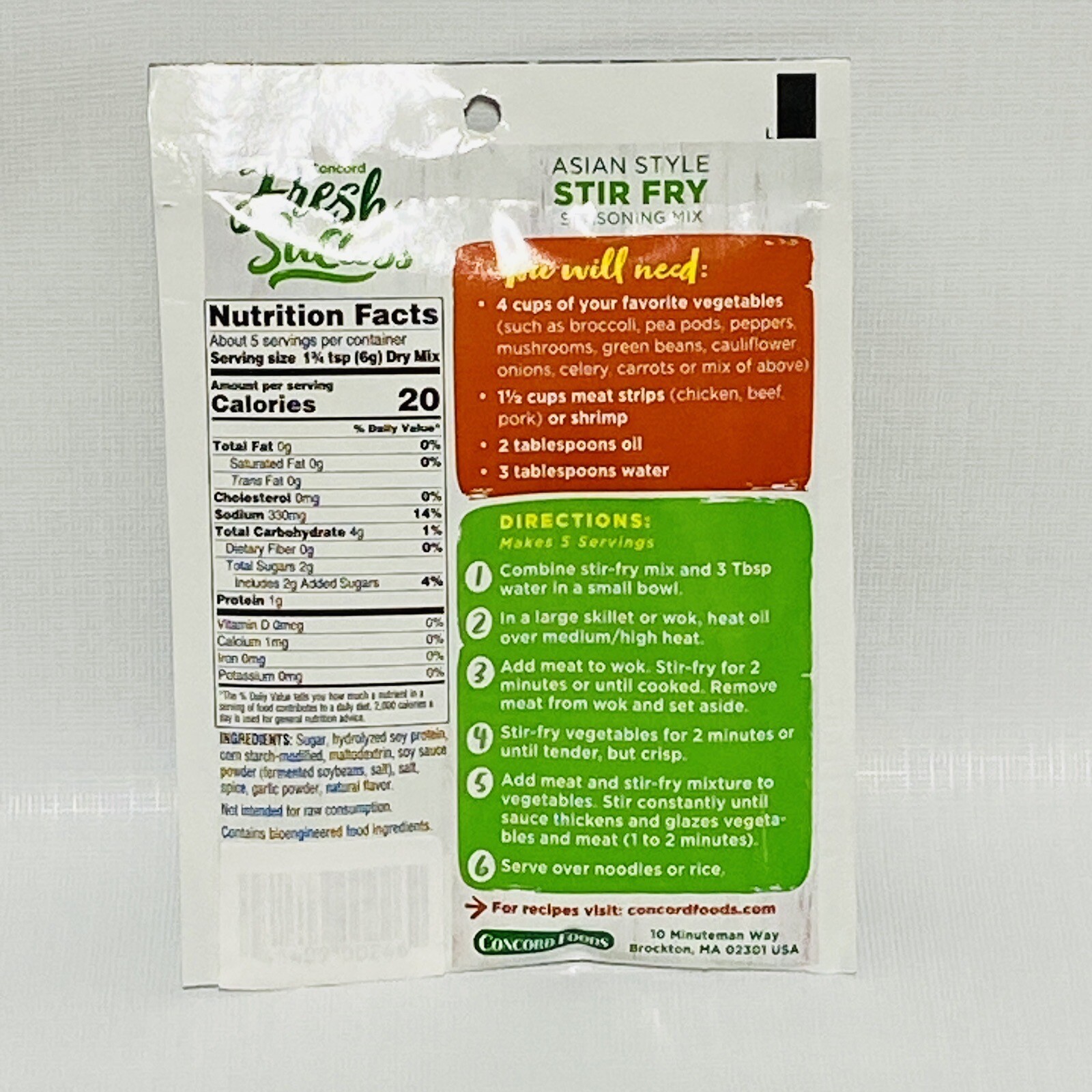 Concord Fresh Success Seasoning Mix Variety 3X