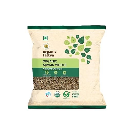 Organic Tattva, Organic Gluten Free Ajwain Whole – 100 Gram | Select Pack