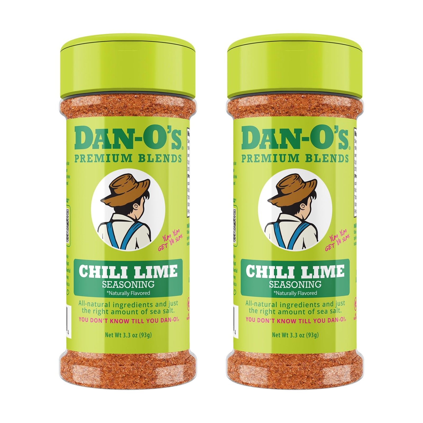 Small Chili Lime Seasoning- 2 Pack (3.3 oz Pack of 2)