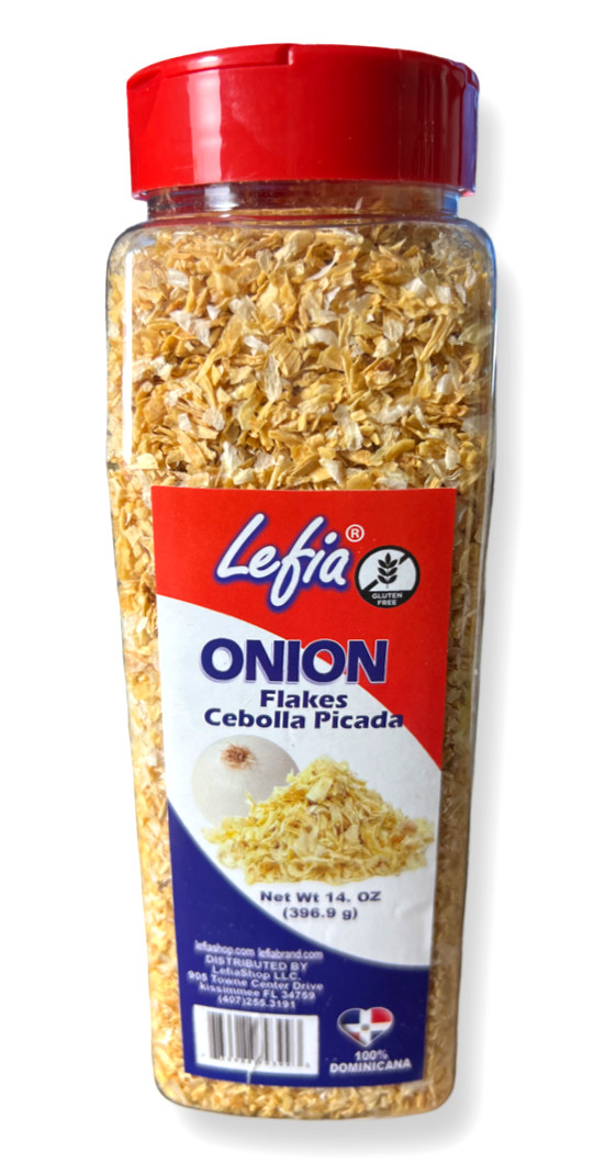 LeFia Onion Flakes Cebolla Picada 14 oz