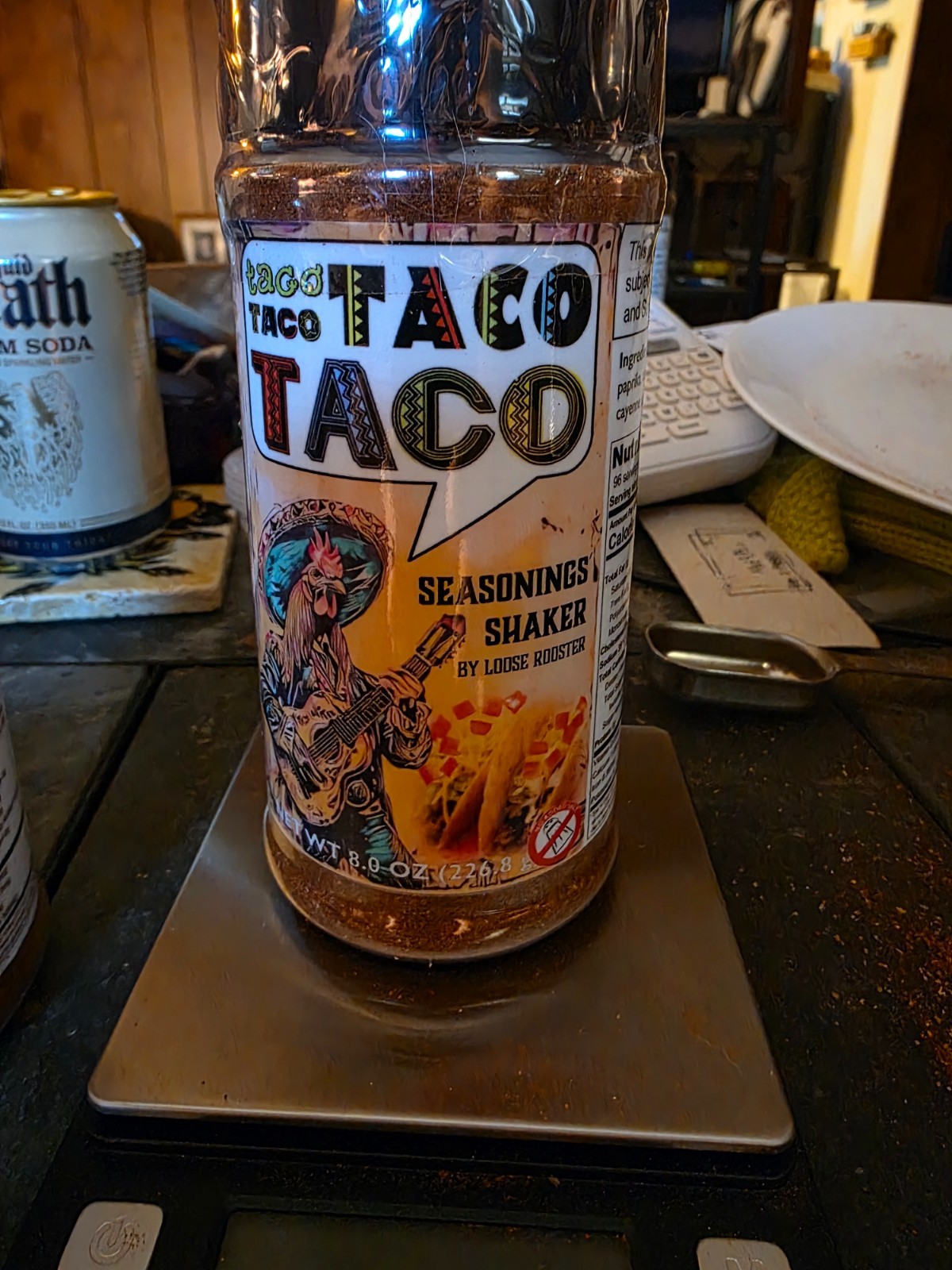 Loose Rooster’s Taco Seasoning shaker (No Added Salt) 8 oz