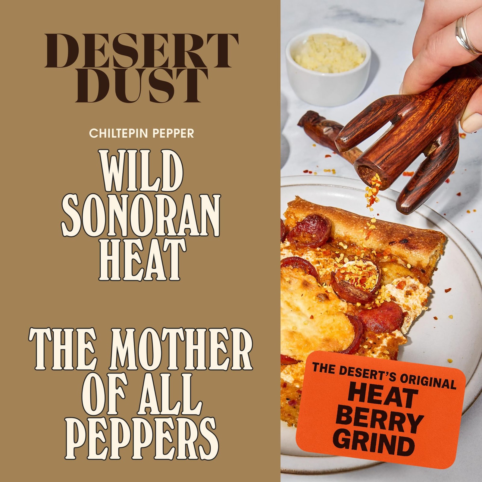 Desert Dust – Wild, Sun-Dried Chiltepin Peppers | 0.3 Ounce (Pack of 1)