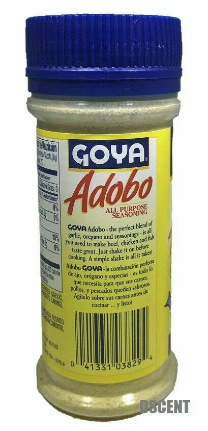 3 Pack Goya Adobo All Purpose Seasoning Sin Pimienta-Without Pepper 8 oz (226g)