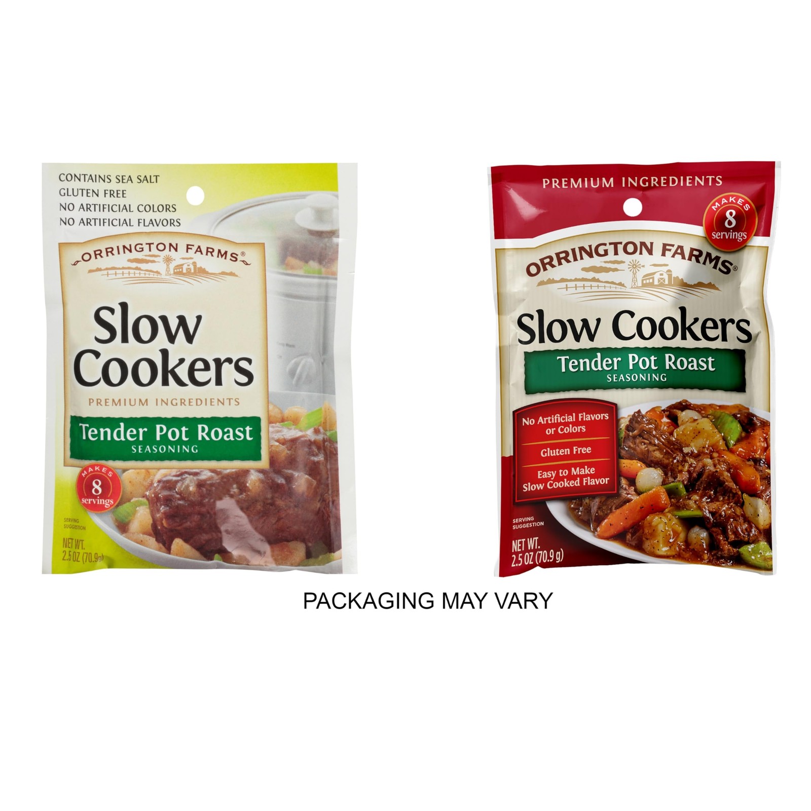 Slow Cookers Seasoning Mix, 2.5 Oz, Tender Pot Roast, Pack of 12 – Gluten Free