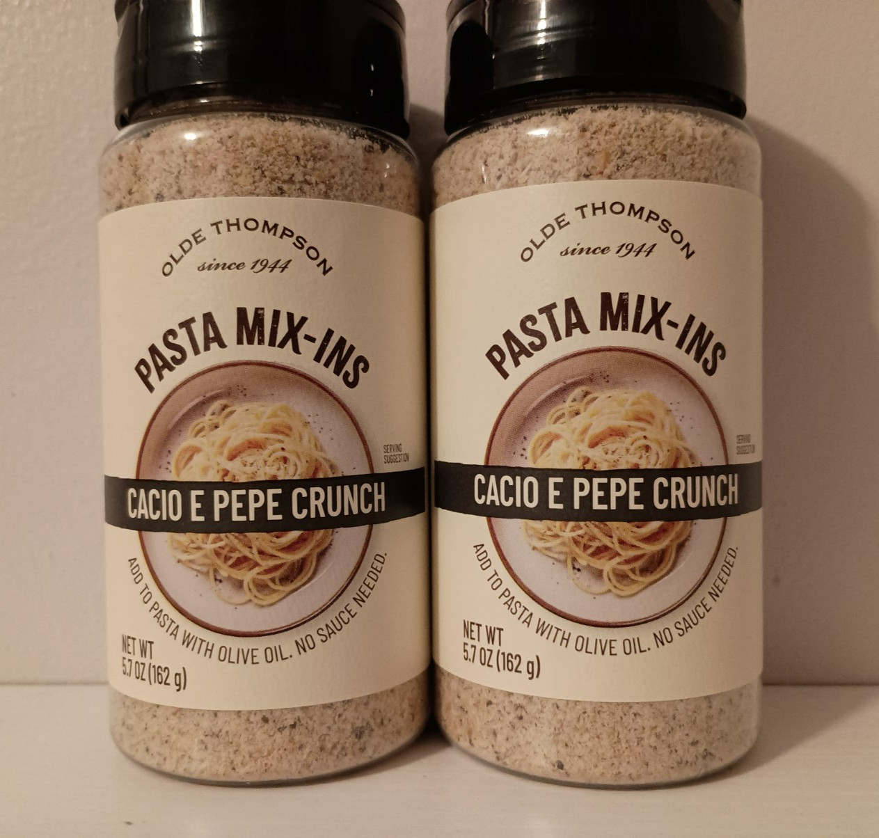 Olde Thompson Cacio E Pepe Crunch Pasta Mix-Ins Seasoning 5.7 oz (2 Pack)