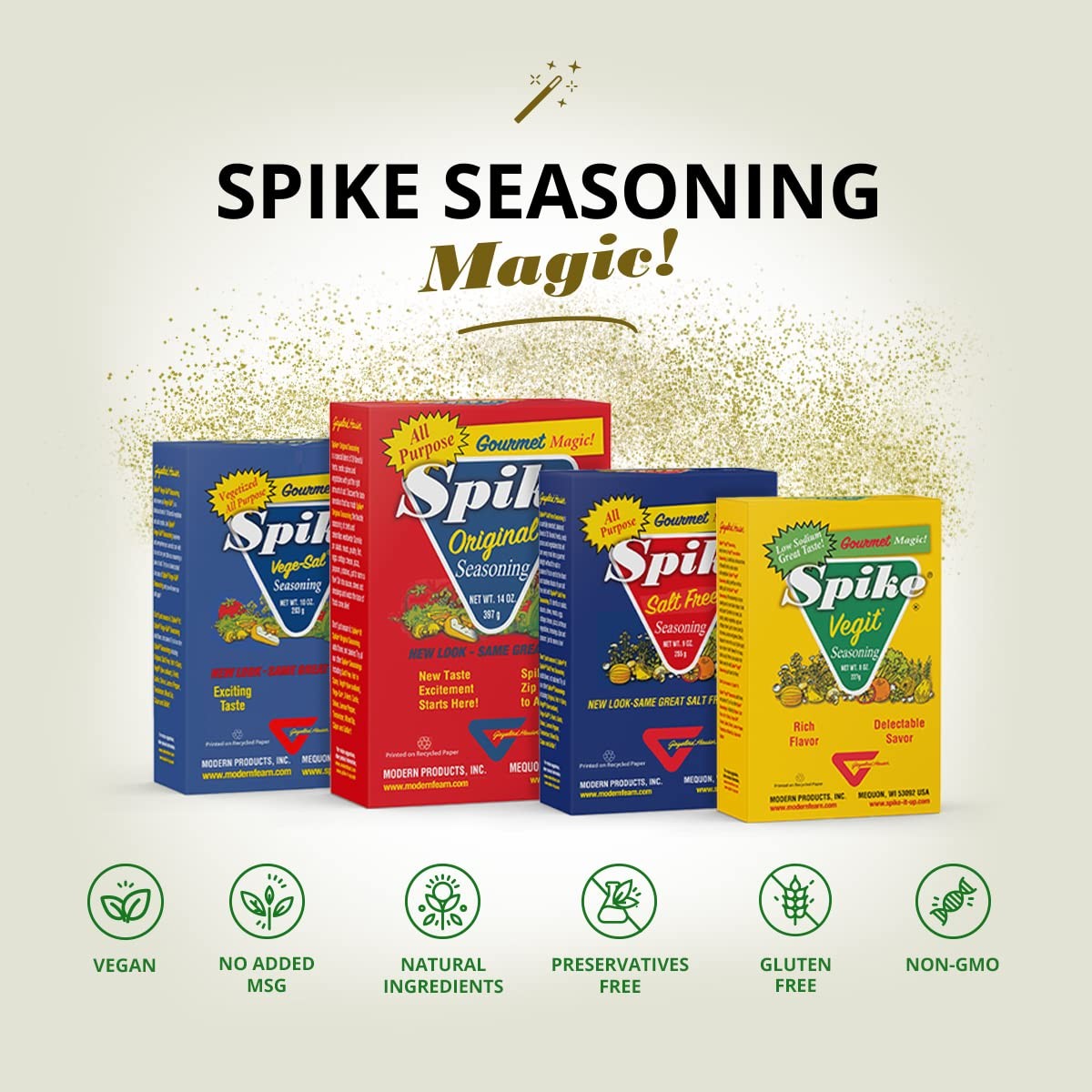 Vege-Sal Spike Natural Seasoning Original VEGESAL 10 oz (283gr)
